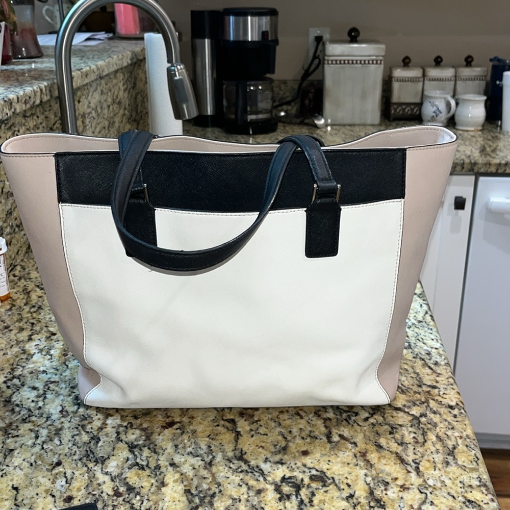 EUC Authentic Kate Spade Large Cameron Color Block Handbag and Wallet. 12X15 - Picture 3 of 11